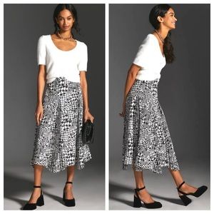 Maeve Houndstooth Skirt